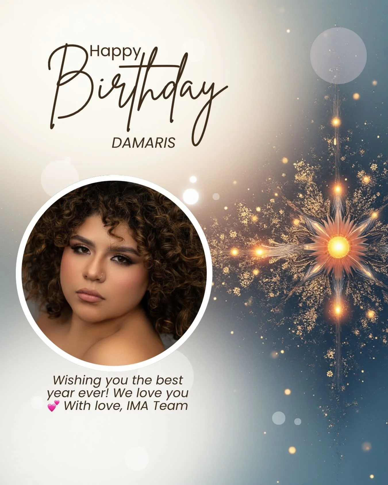 Help me wish our amazing Team Manager and Lead Makeup Artist / Esthetician @imartistry_damaris a very HAPPY BIRTHDAY 💕💕 We wish you the best year ever! We can&rsquo;t wait to create more memories together, serving our clients and making dreams come