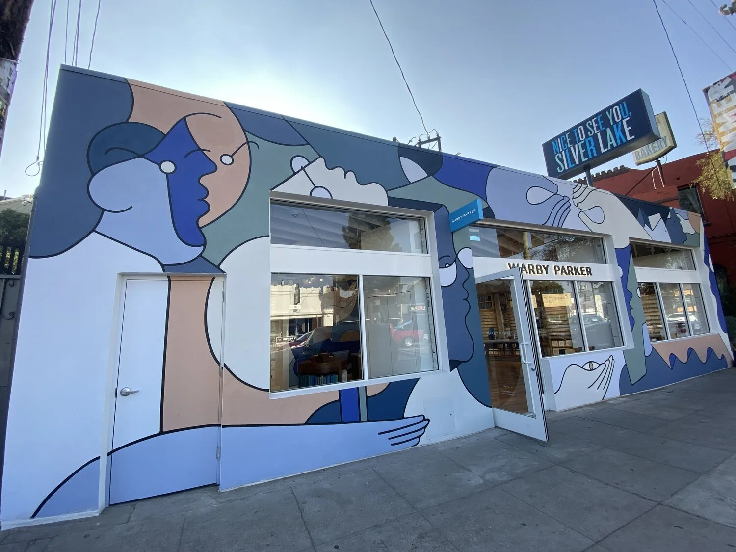 Warby Parker mural — Buckley — Los Angeles