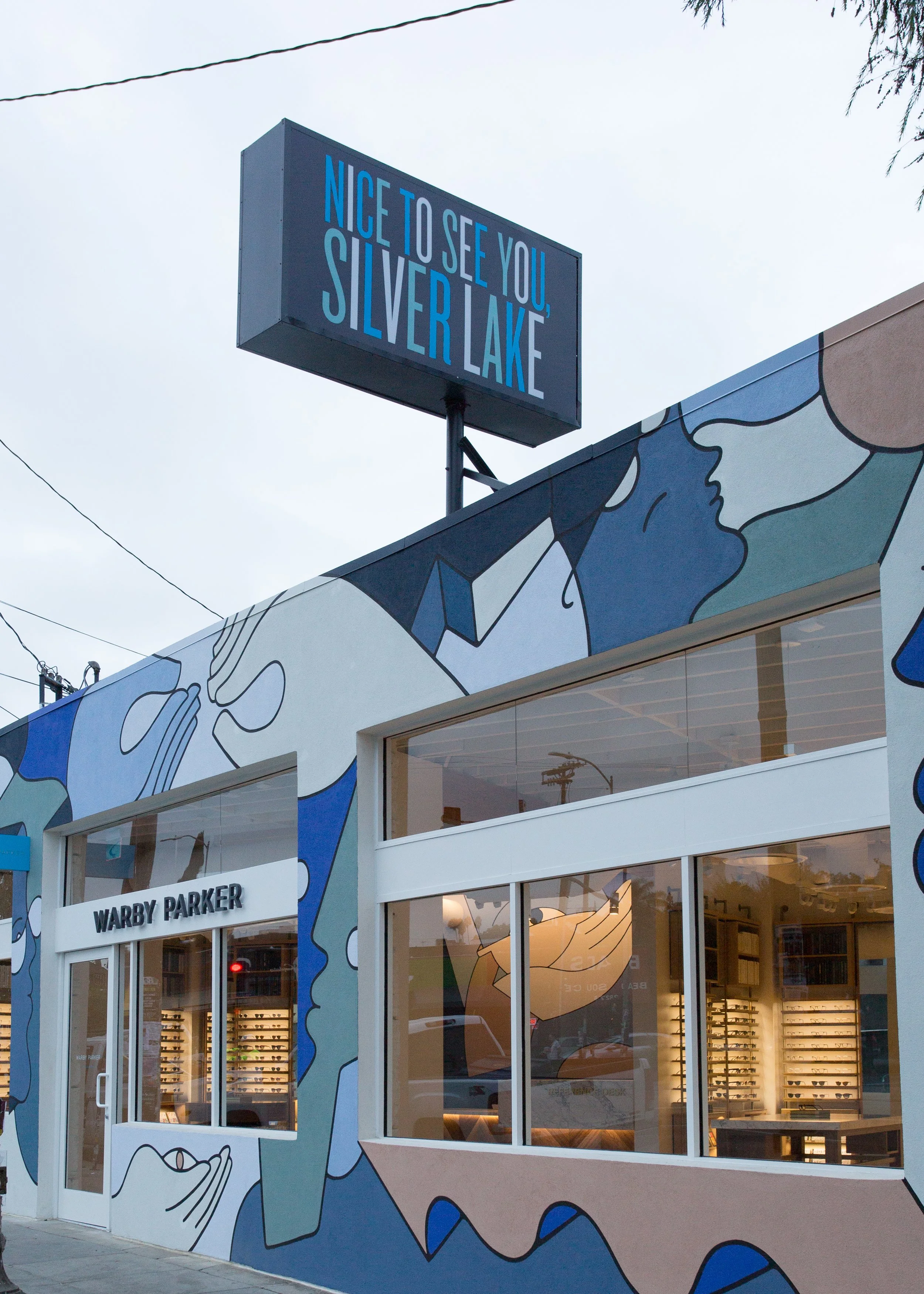 Warby Parker mural — Buckley