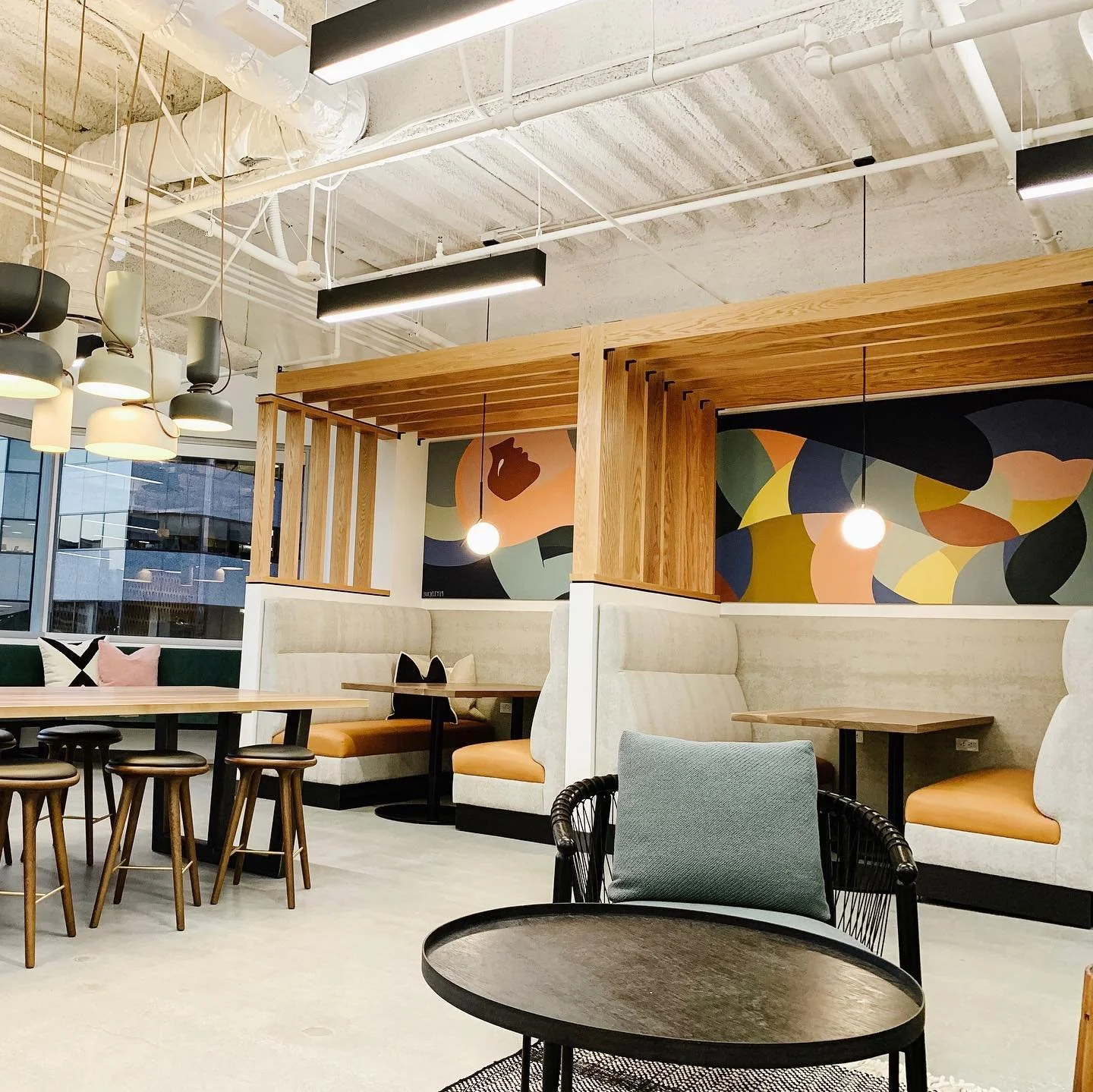 Starbucks Design HQ mural — Buckley