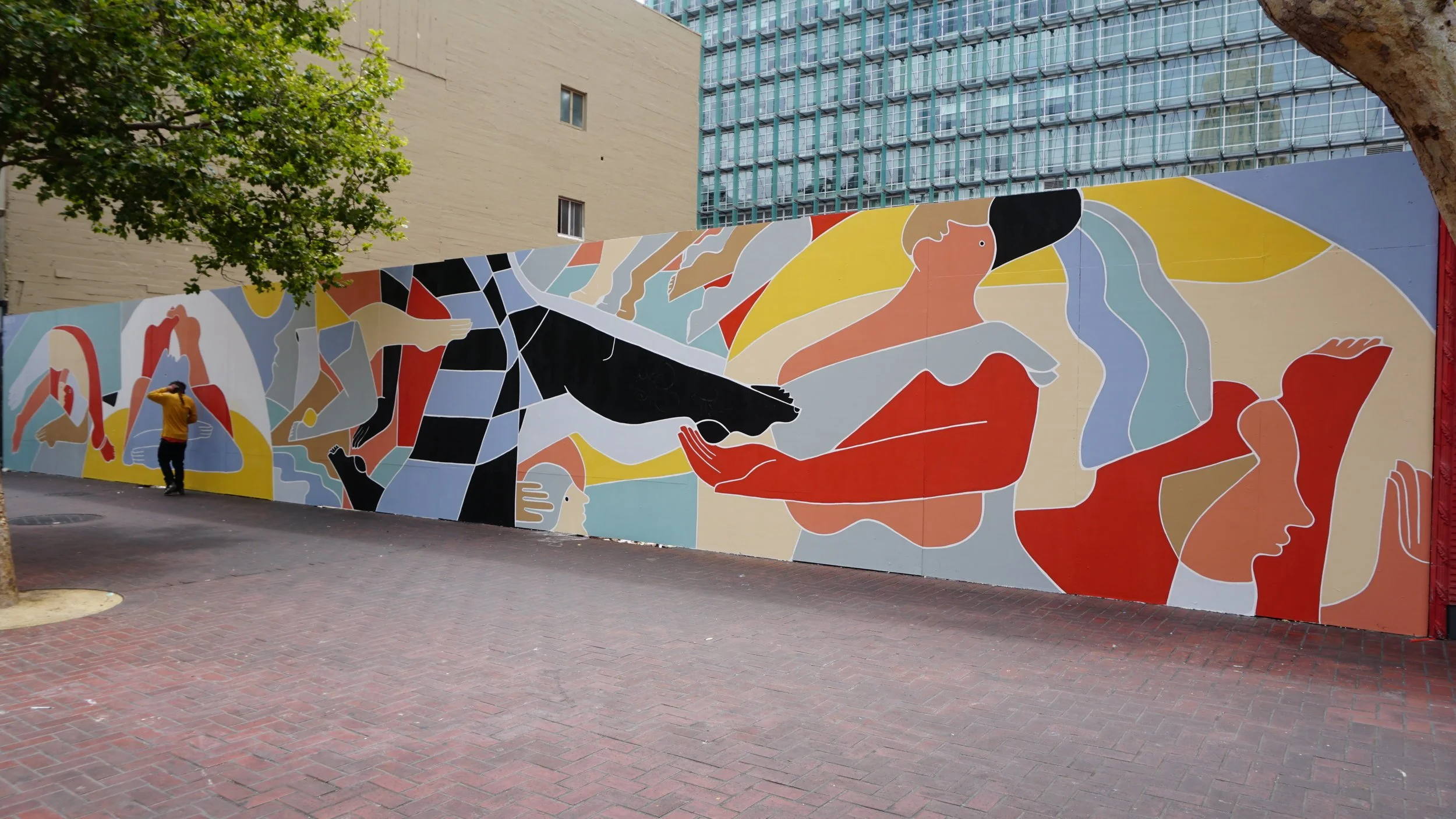 Mise en Scène mural detail — City of San Francisco — Buckley