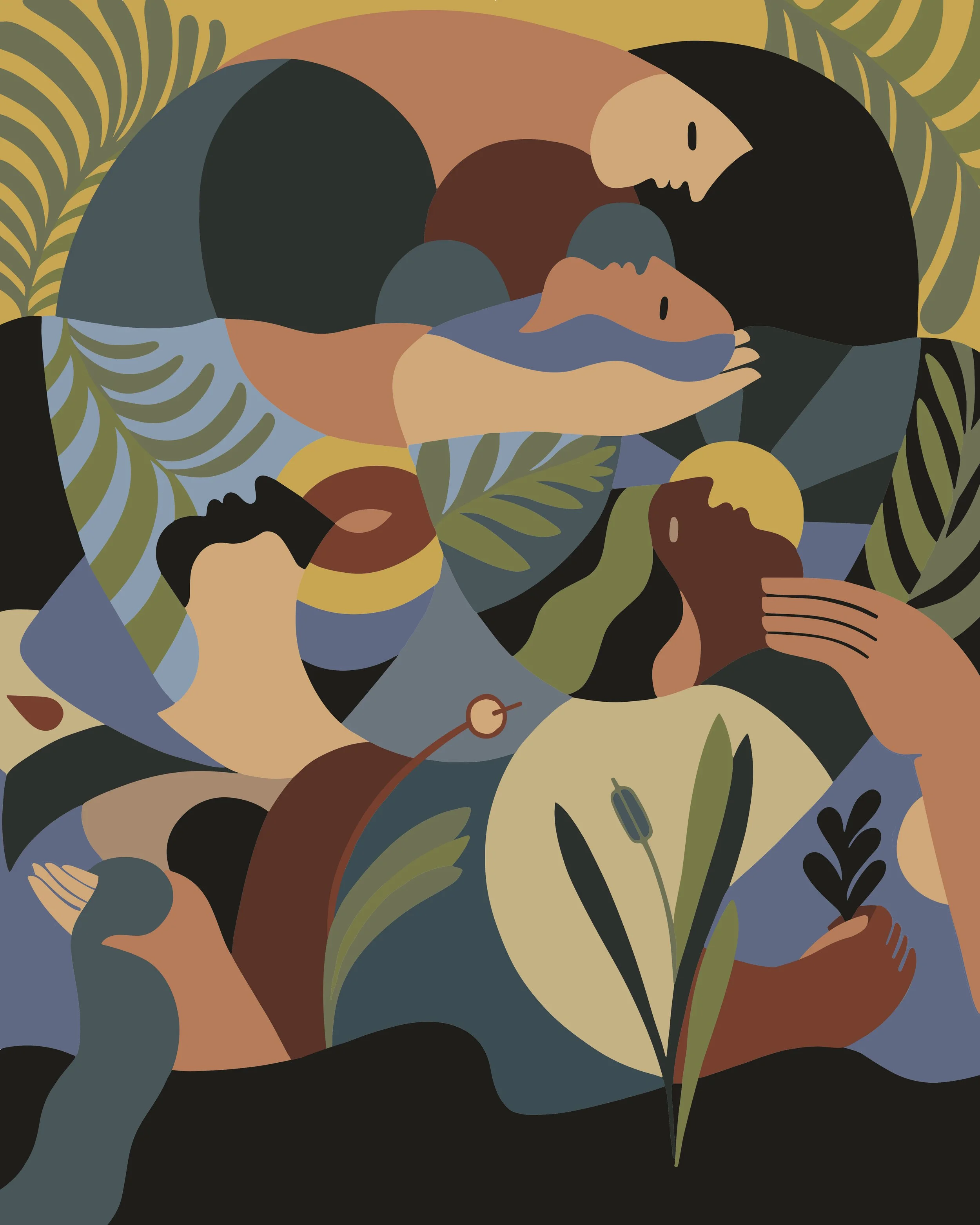 Madre y Tierra — Buckley — 60x72 acrylic on canvas