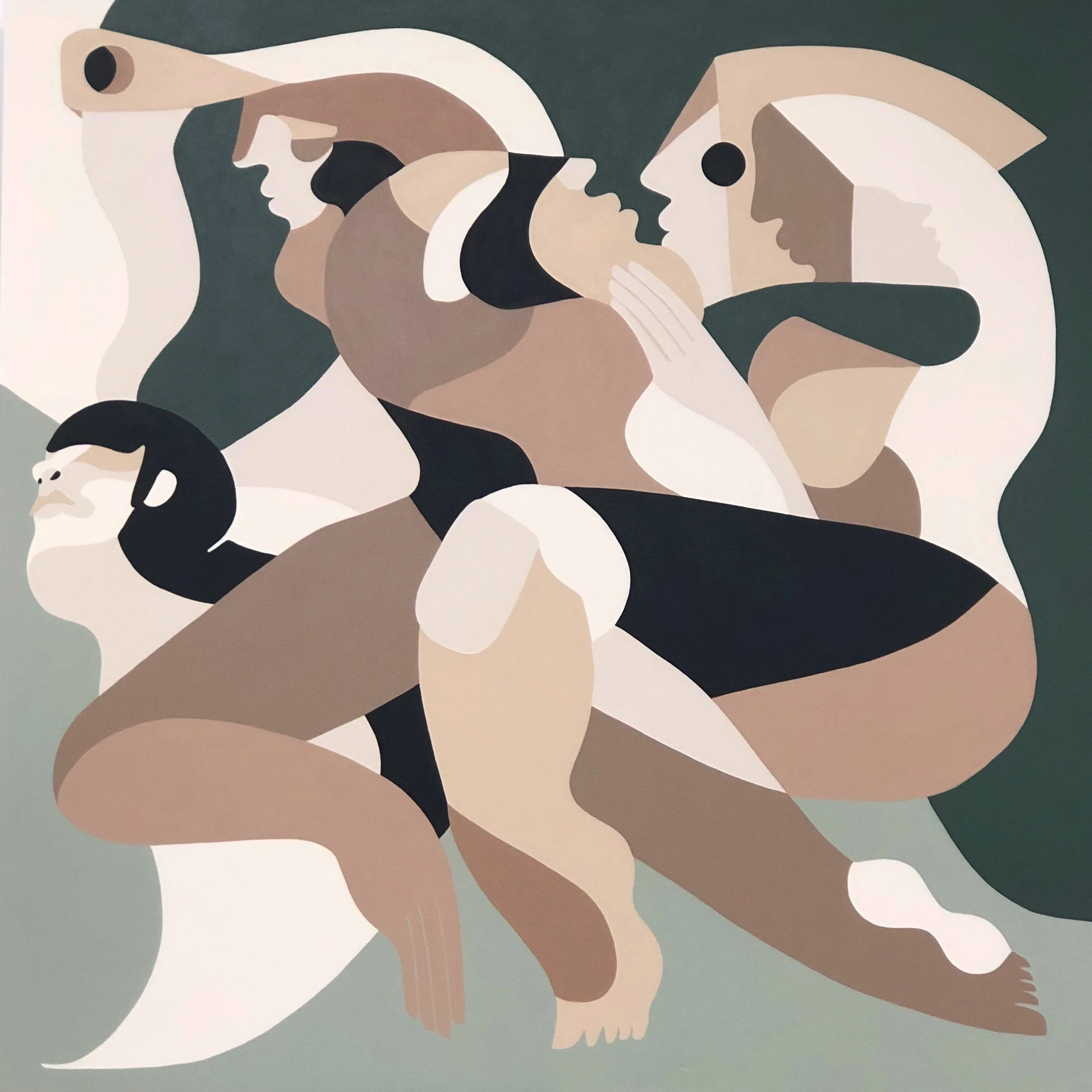 Meseira — Buckley — 48x48 acrylic on canvas