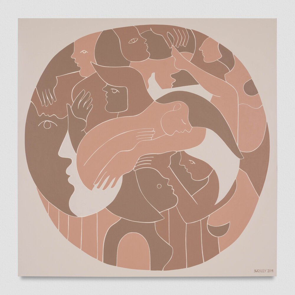 Cella — Buckley — 72x72 acrylic on canvas