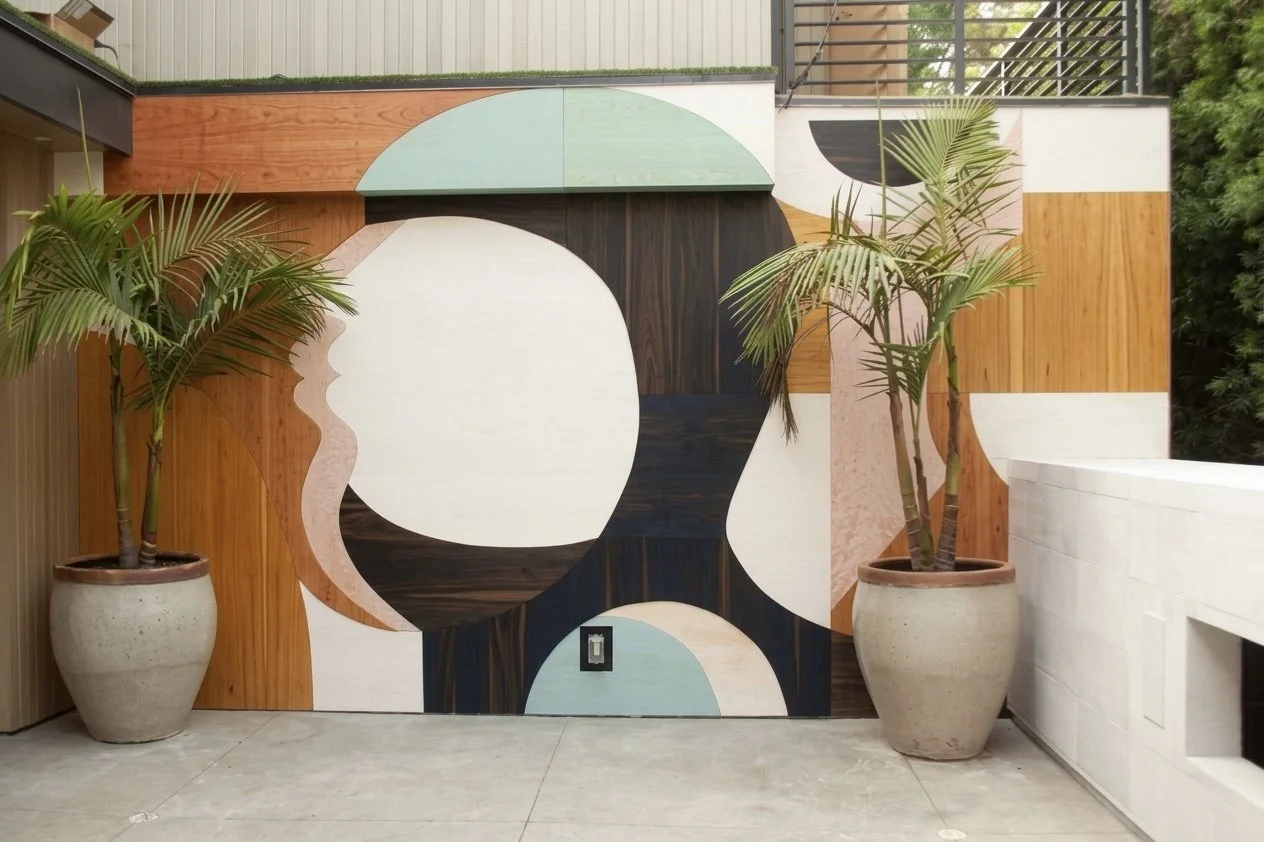 Wood mural - wall two - Venice CA - Buckley
