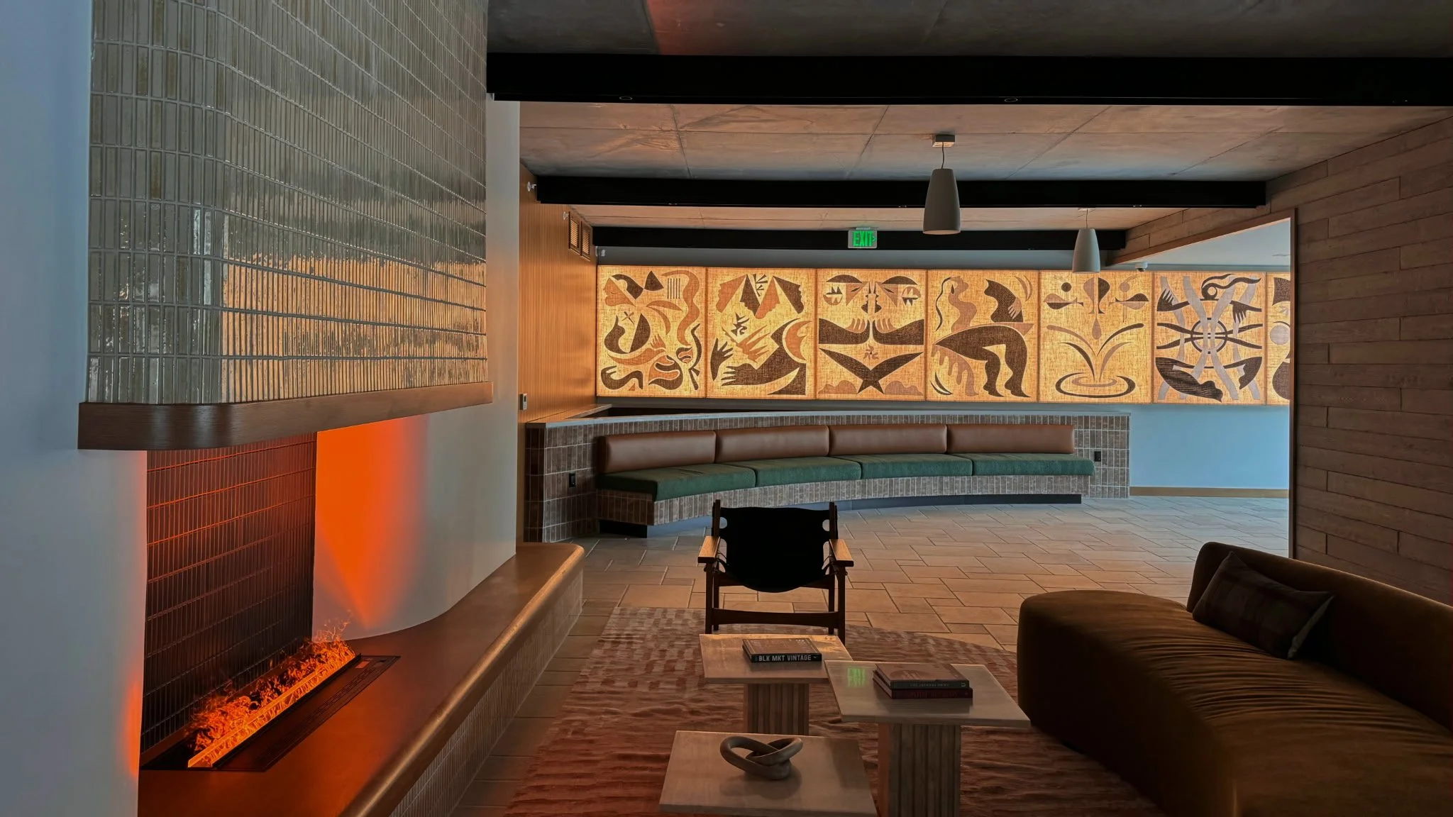 Sentience - textile mural - The Daphne - Buckley