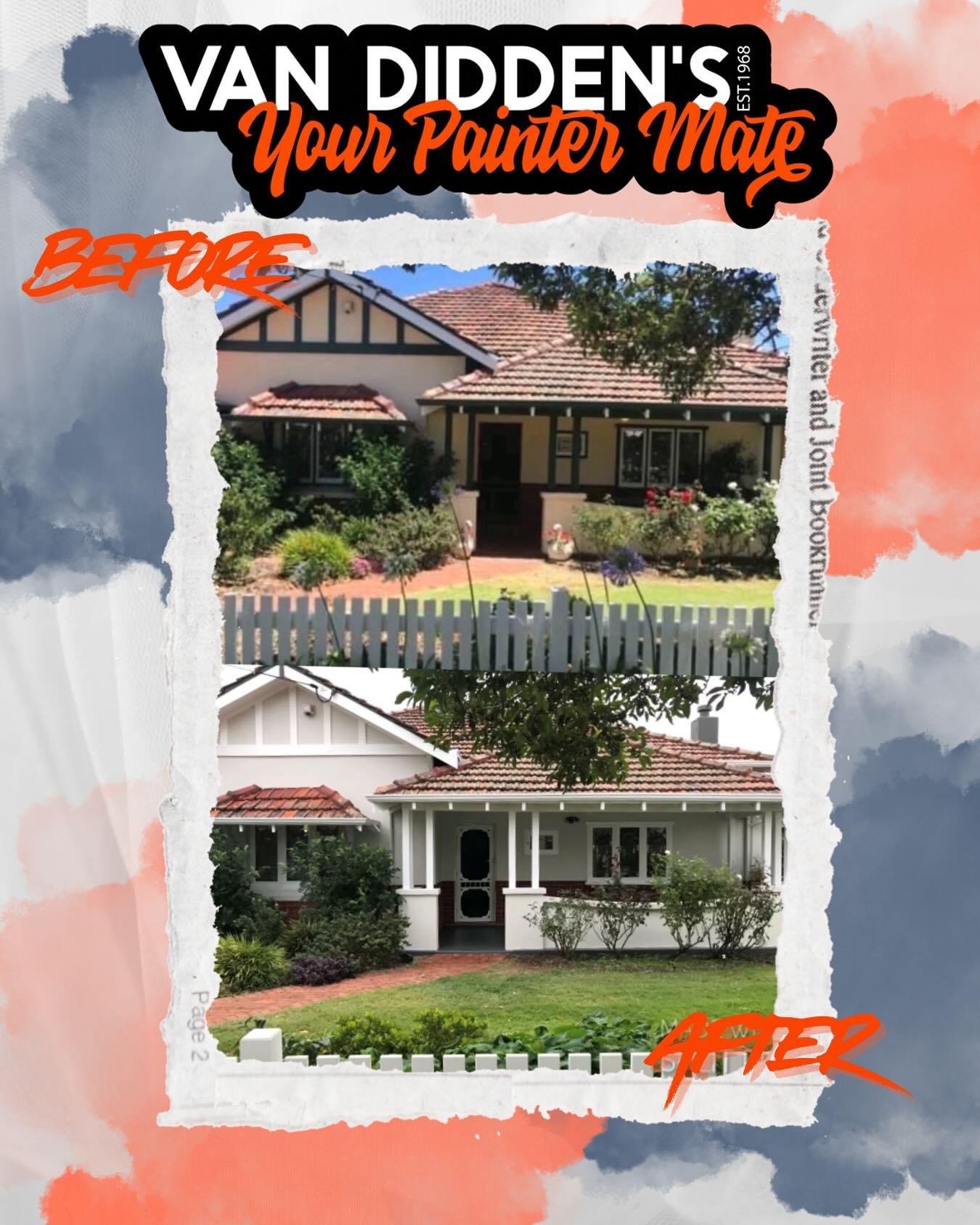 I do like the old colour but I looks like a totally different house now. I&rsquo;m 😍 #vandiddens #yourpaintermate #perthpainter #newcolours #revamp