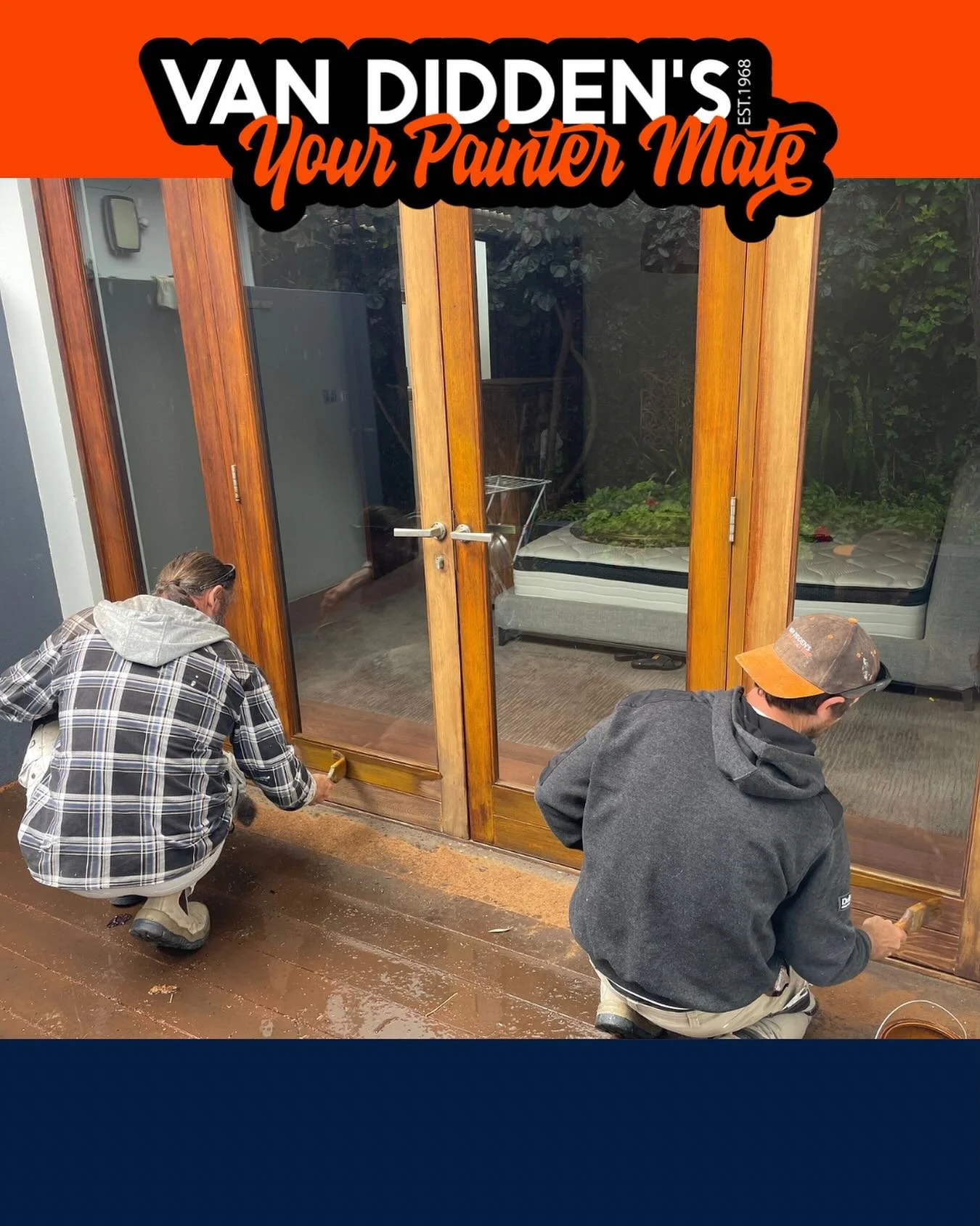 A little rain never hurt anyone one. #paintingintherain #perthpainters #vandiddens #yourpaintermate #rainraingoaway
