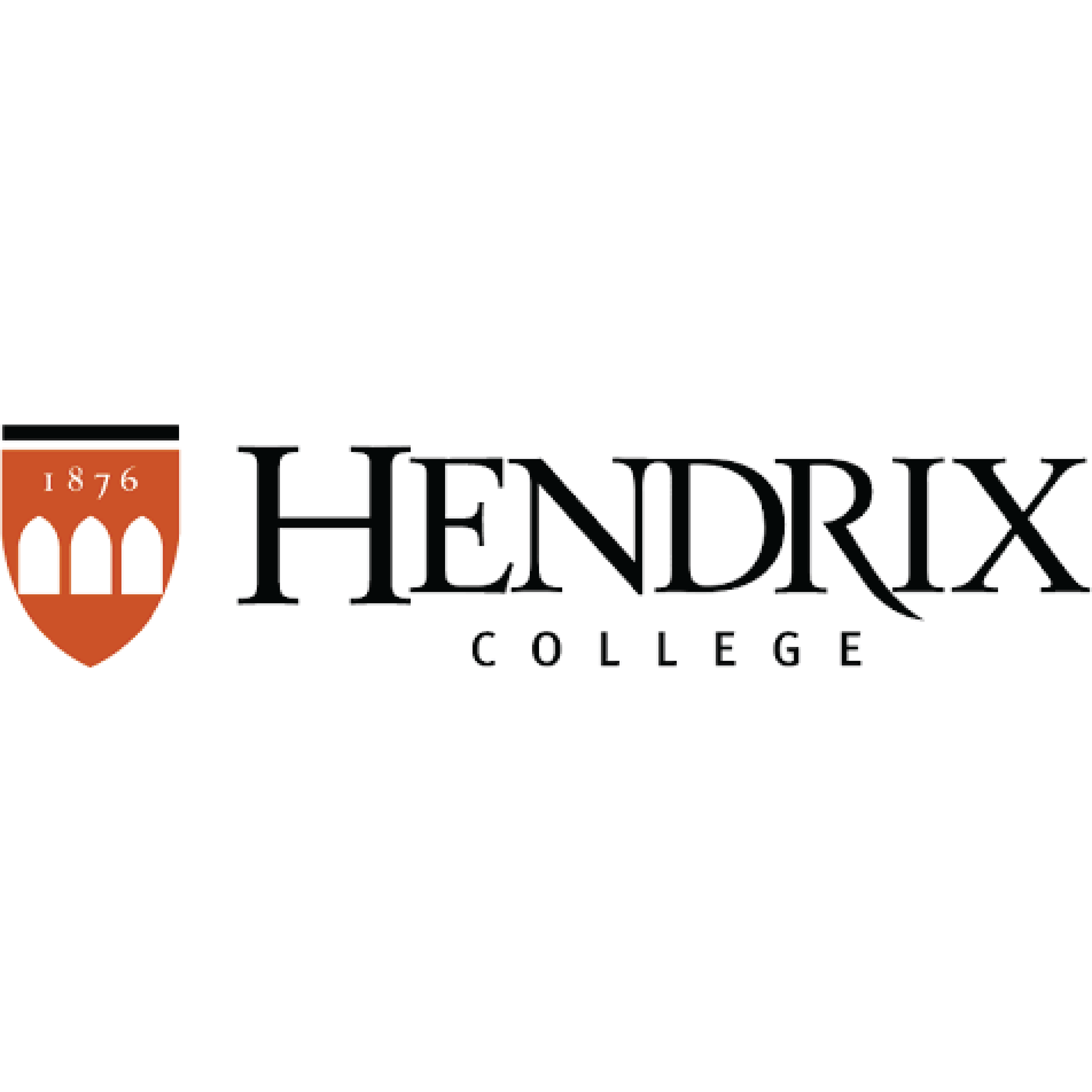 Hendrix College logo with a shield emblem and text.