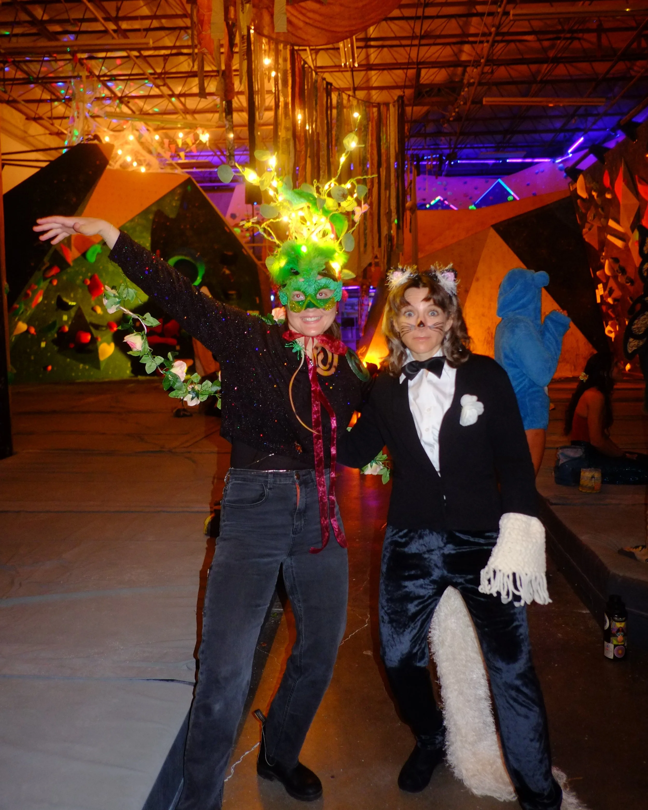 THIS FRIDAY!!! The Cosmic Halloween Party is coming up!! Join us Friday October 23rd for an evening of climbing shenanigans!

Friday 10/23
4 - 10pm 
FREE for members and $10 for non-members 

There will be delicious food, free bevvies, live local DJS