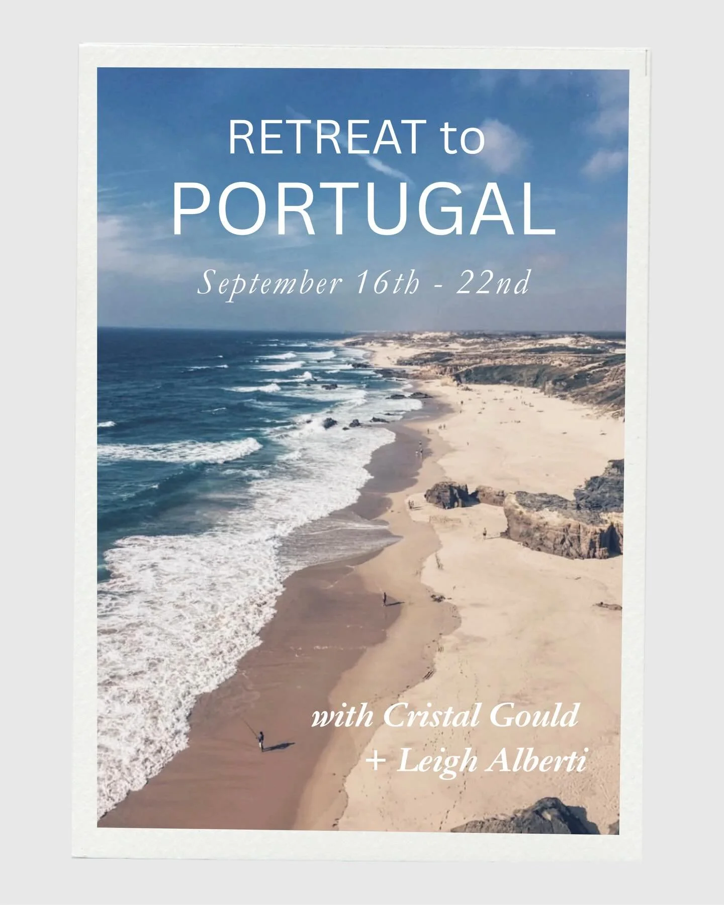 An invitation to slow down, reconnect with nature, and be held in a heart-centered community in the majesty of Portugal. 🌊

Join @leighalberti and @mokshalover for six soul-nourishing nights @cocoonportugal, a 275-acre sanctuary on the wild Atlantic