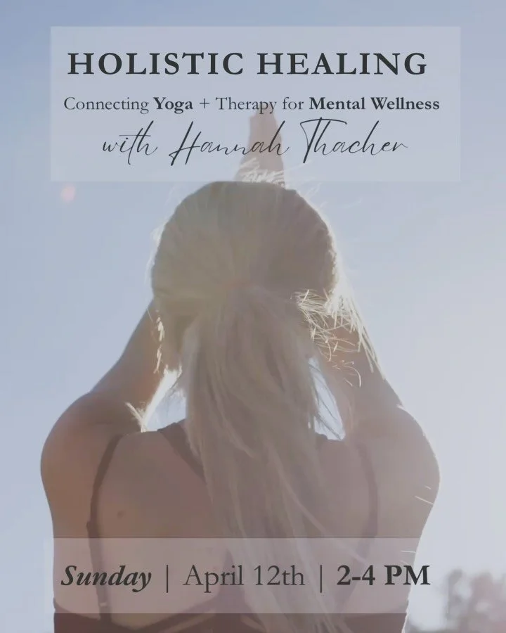 We&rsquo;re so happy to welcome back Psychiatric Occupational Therapist and Yoga teacher, Hannah Thacher, for a gentle and restorative workshop integrating yoga with evidence-based therapeutic tools to support mental wellness. 
 
Through mindful move