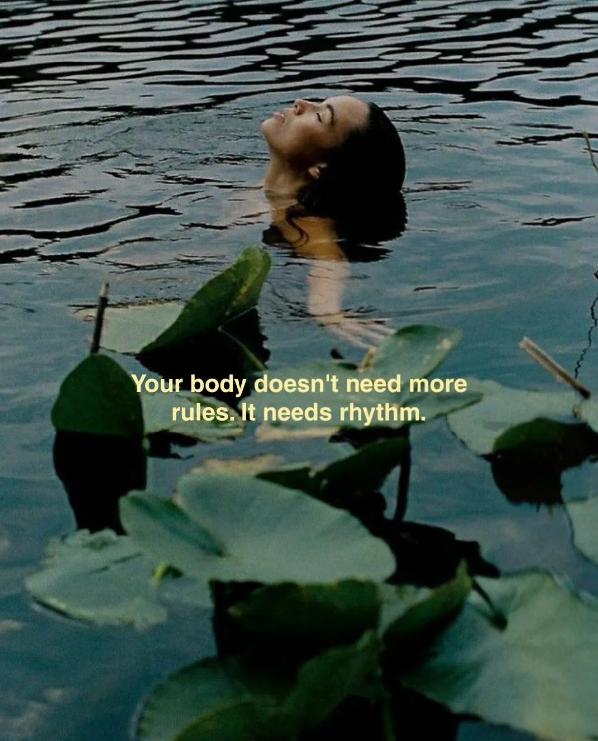 Monday truths. 🪷

Less optimizing.
More listening.
Trust the rhythm your body already knows.
And leave some room for fun. :) xo