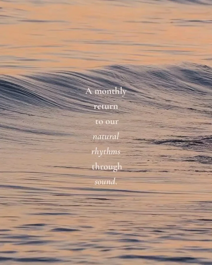 Our next monthly Sound Journey is this Sunday, August 2nd, 6:30 PM with @joanna_benevides.

A space to slow down, soften, and return to the rhythm beneath it all.

Each month, a different facilitator holds the space, bringing their own unique presenc