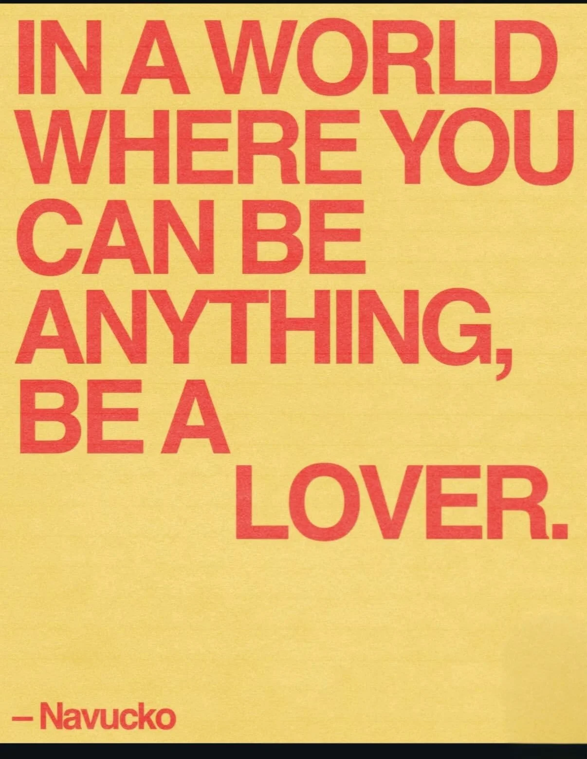 &mdash;>
A few mid-week reminders,
for the here and now,
lovers. ✌🏼