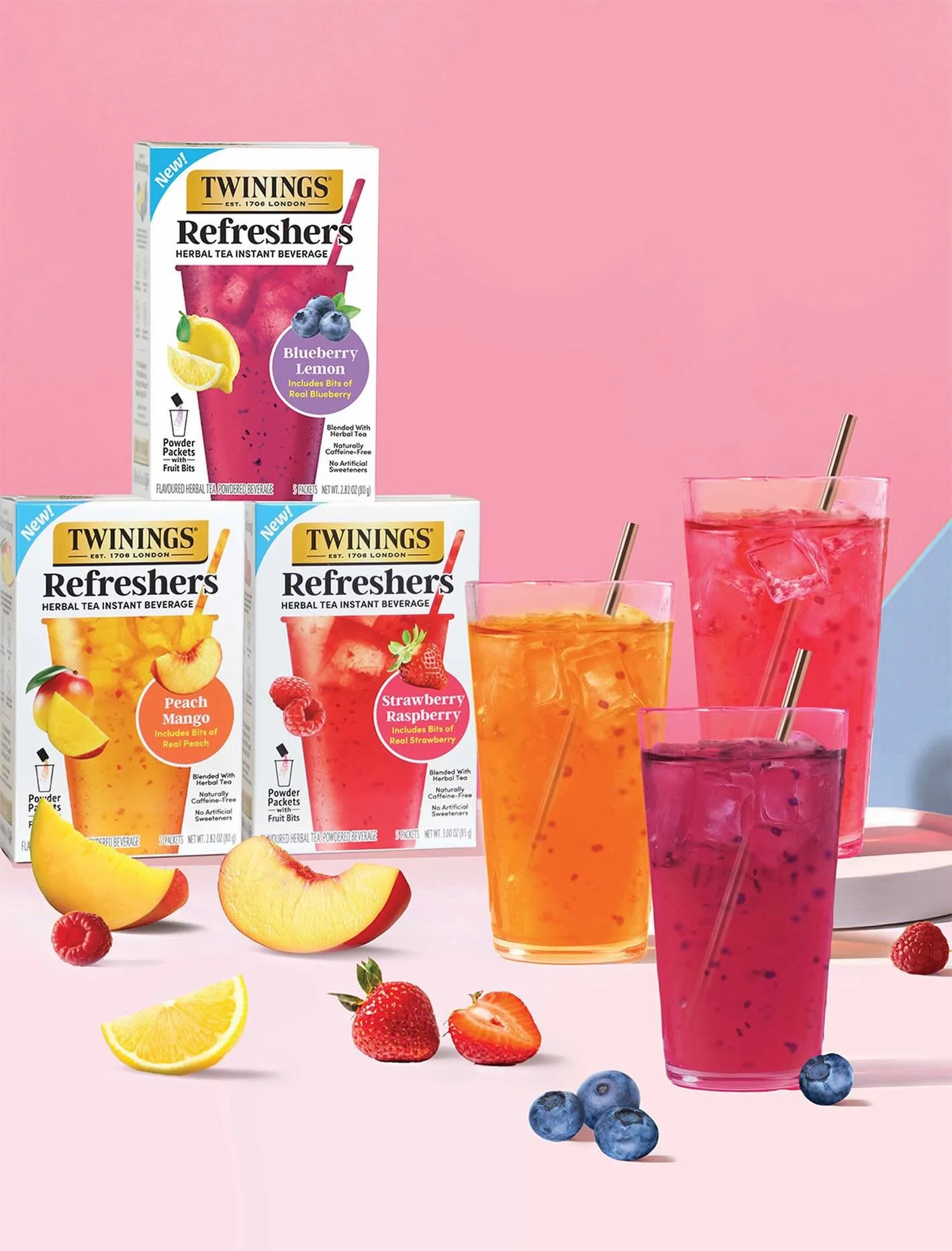@twiningsusa latest refreshers flavor blueberry lemon available exclusively @target as the drink of choice for the holiday weekend