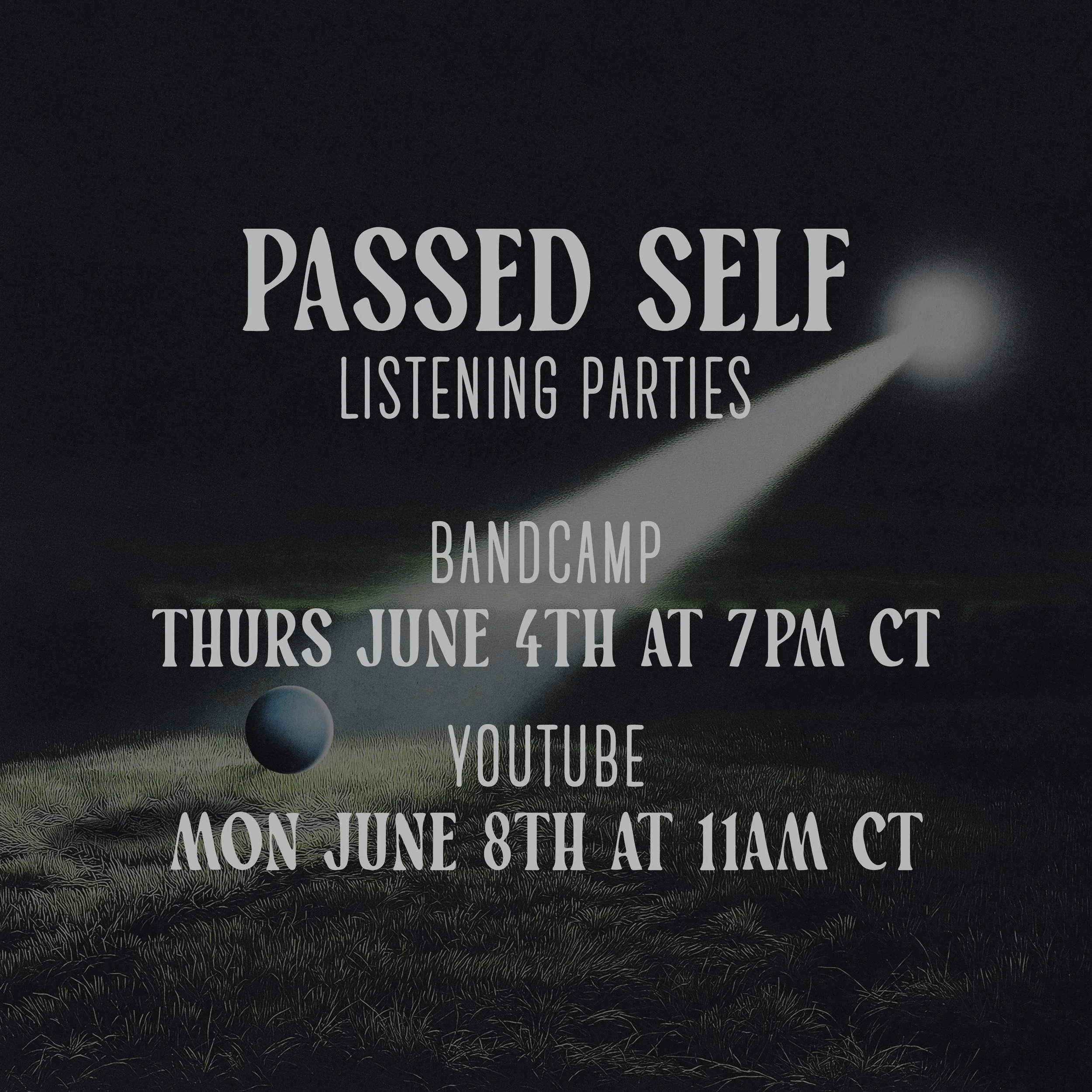 My new EP *Passed Self* comes out Friday and to celebrate, I&rsquo;m doing two different listening parties. Comment PASSED SELF and I&rsquo;ll DM you the links to rsvp and pre-save. 

This EP is a gentle little 15 minute reset - perfect for midday re