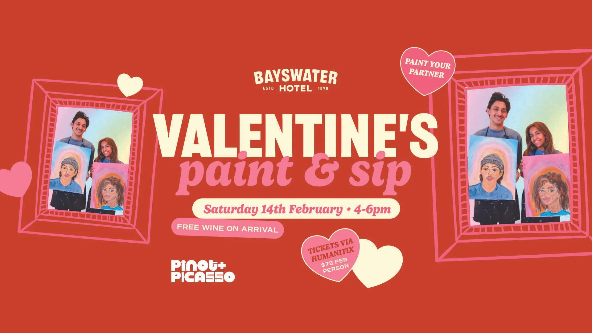 Valentine's Day Paint & Sip