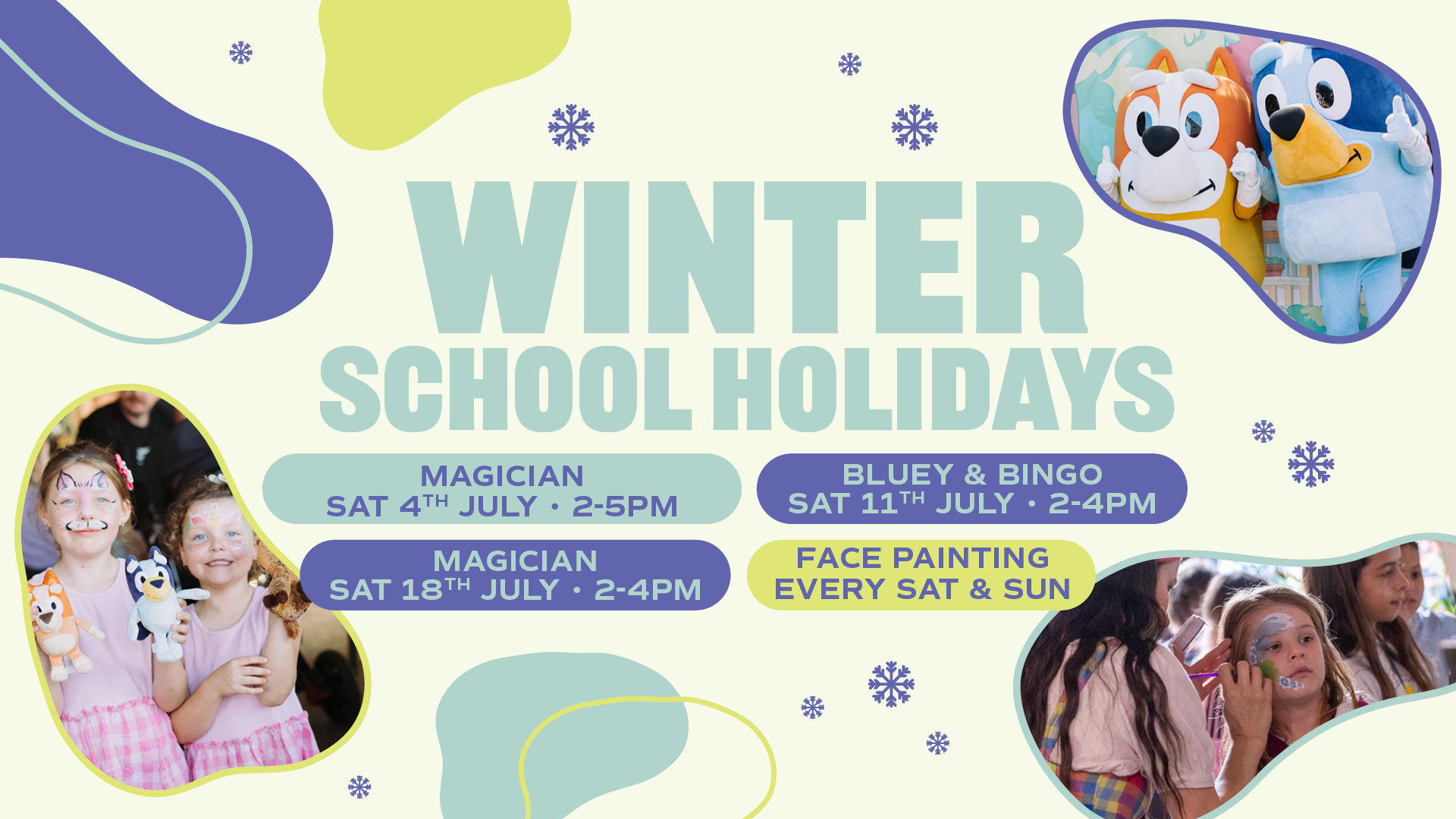 Winter school holidays