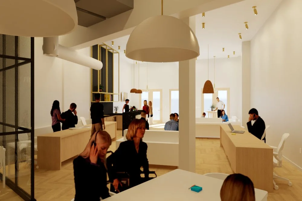 San Francisco Bay Area Black-Owned Boutique Vicinity Architects' Commercial Tenant Improvement in Marin County.