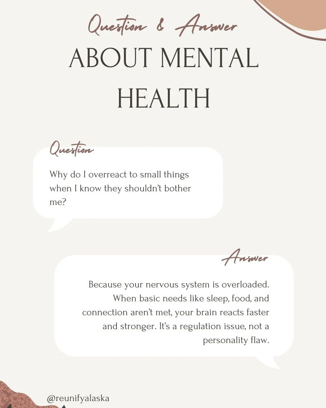 Ever notice how the smallest things feel overwhelming even when you know they &ldquo;shouldn&rsquo;t&rdquo;?
That&rsquo;s not a lack of willpower or insight. It&rsquo;s your nervous system doing its job under strain.

When sleep, nutrition, rest, and