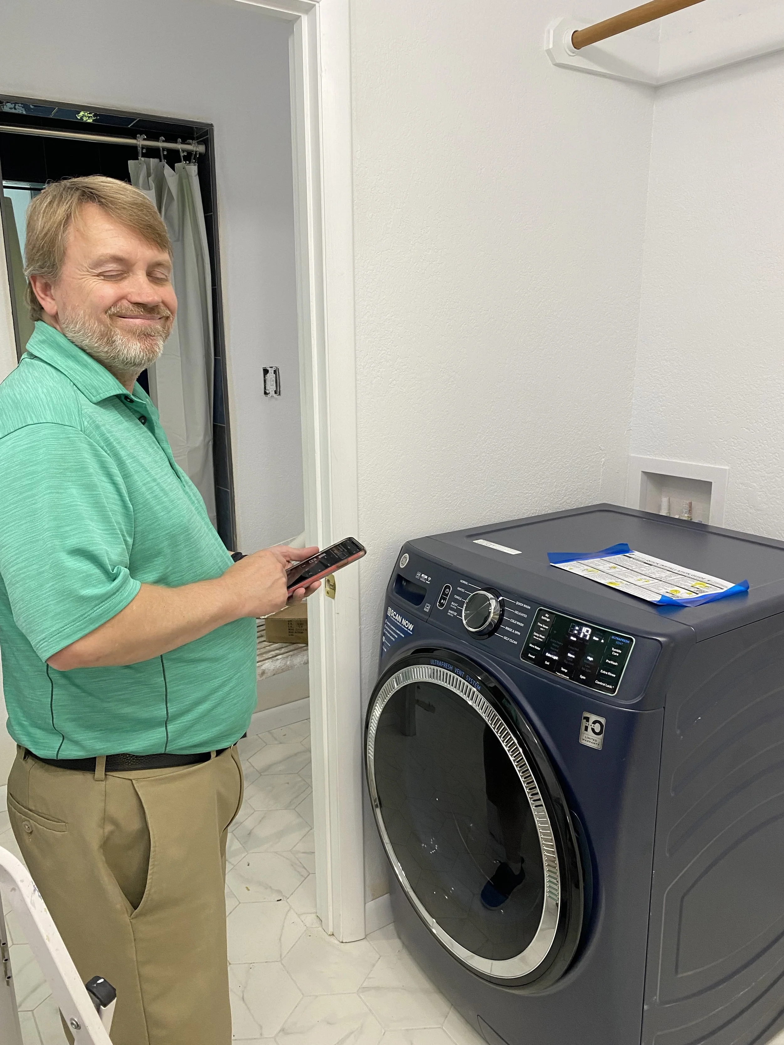 Jeff has his dream closet too….