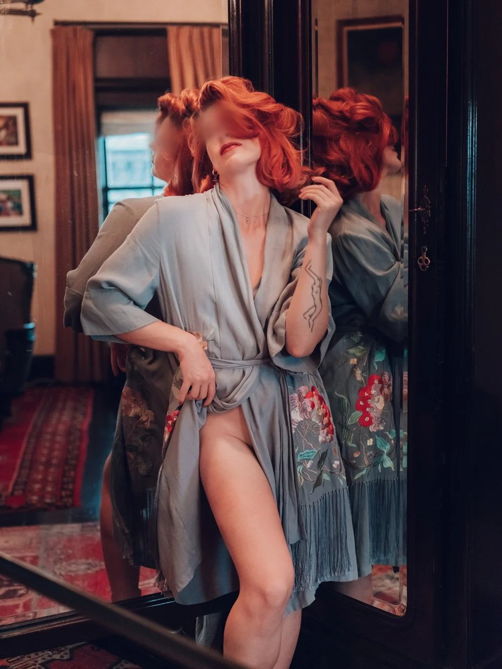 NYC Kinky Redhead Escort Julia Flowerbomb Silk Robe-18.jpg