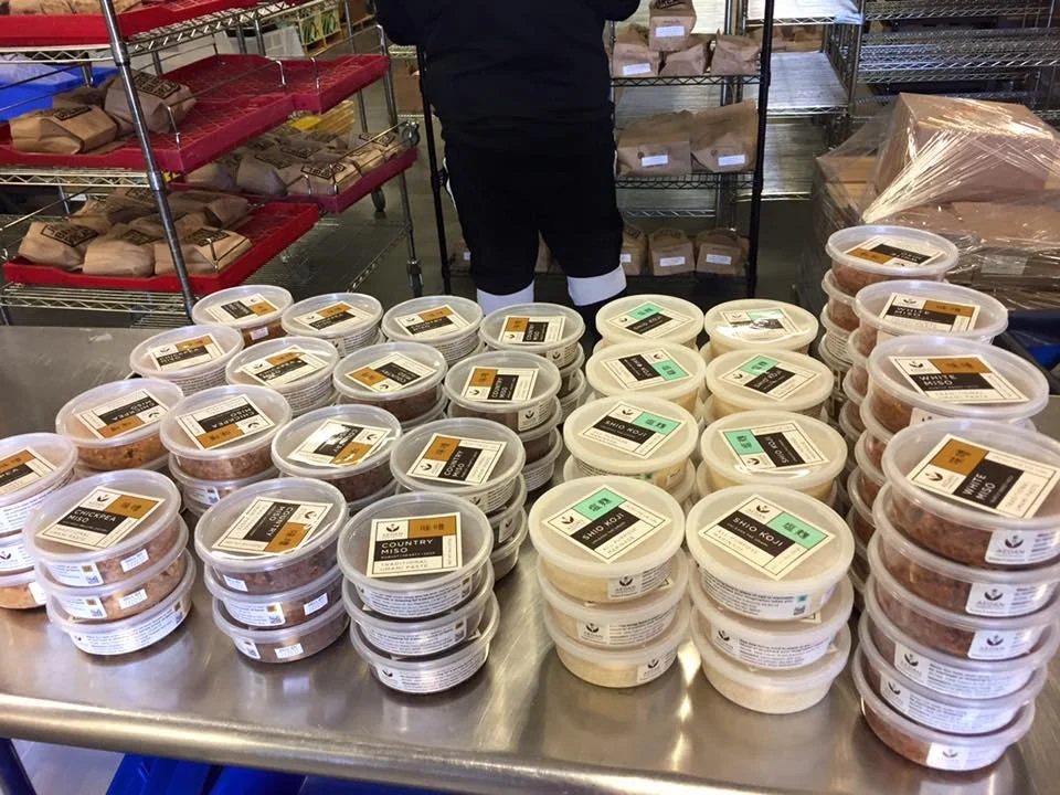 We delivered miso and Shio koji to Good Eggs!