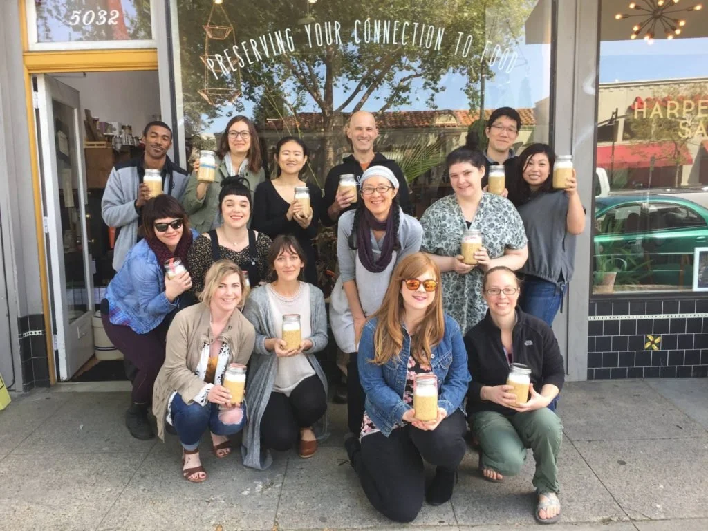 Miso making class at Preserved!