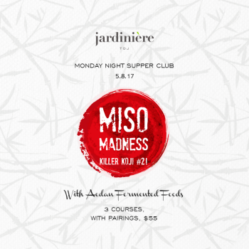 The special dinner at Jardinière on 5/8/2017