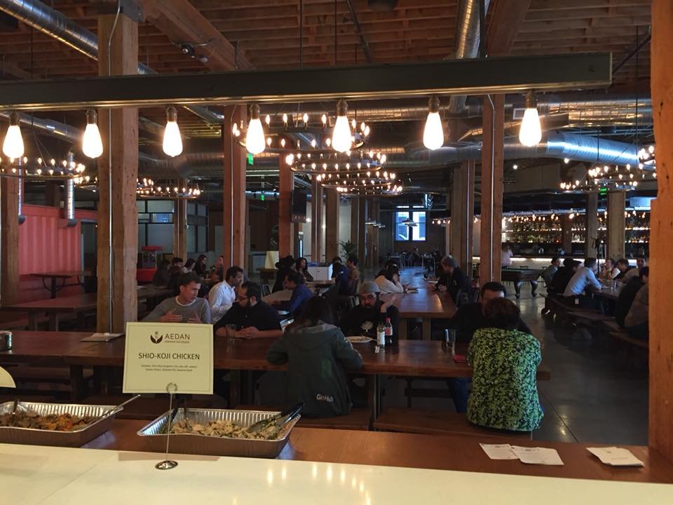 A big lunch catering to GitHub!