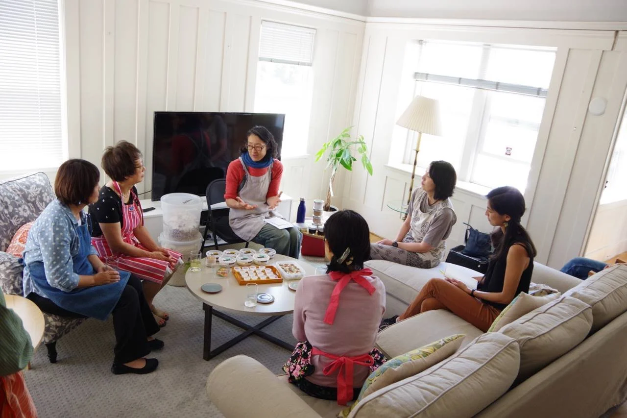 We had a miso making class on 7/23 No Gate Tea!