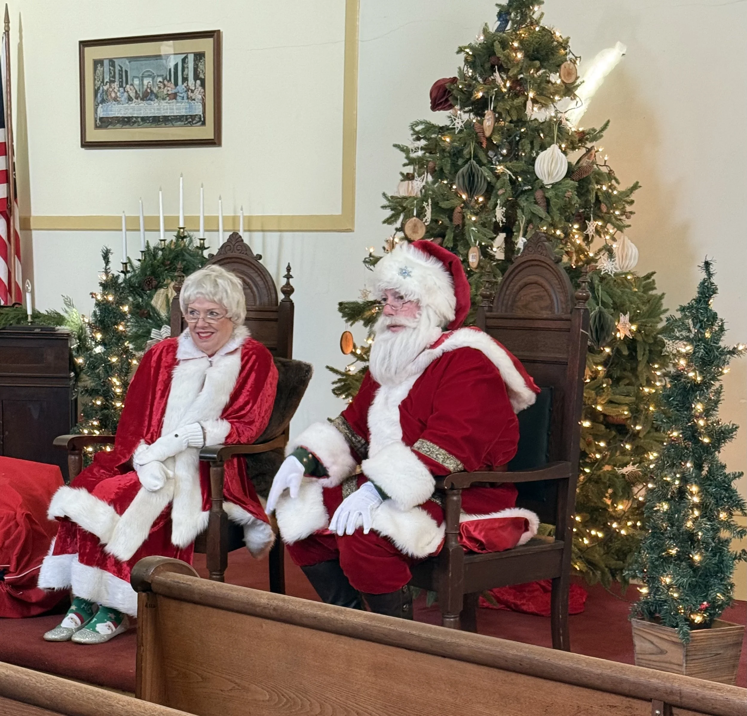 Santa in the Train Station 2025