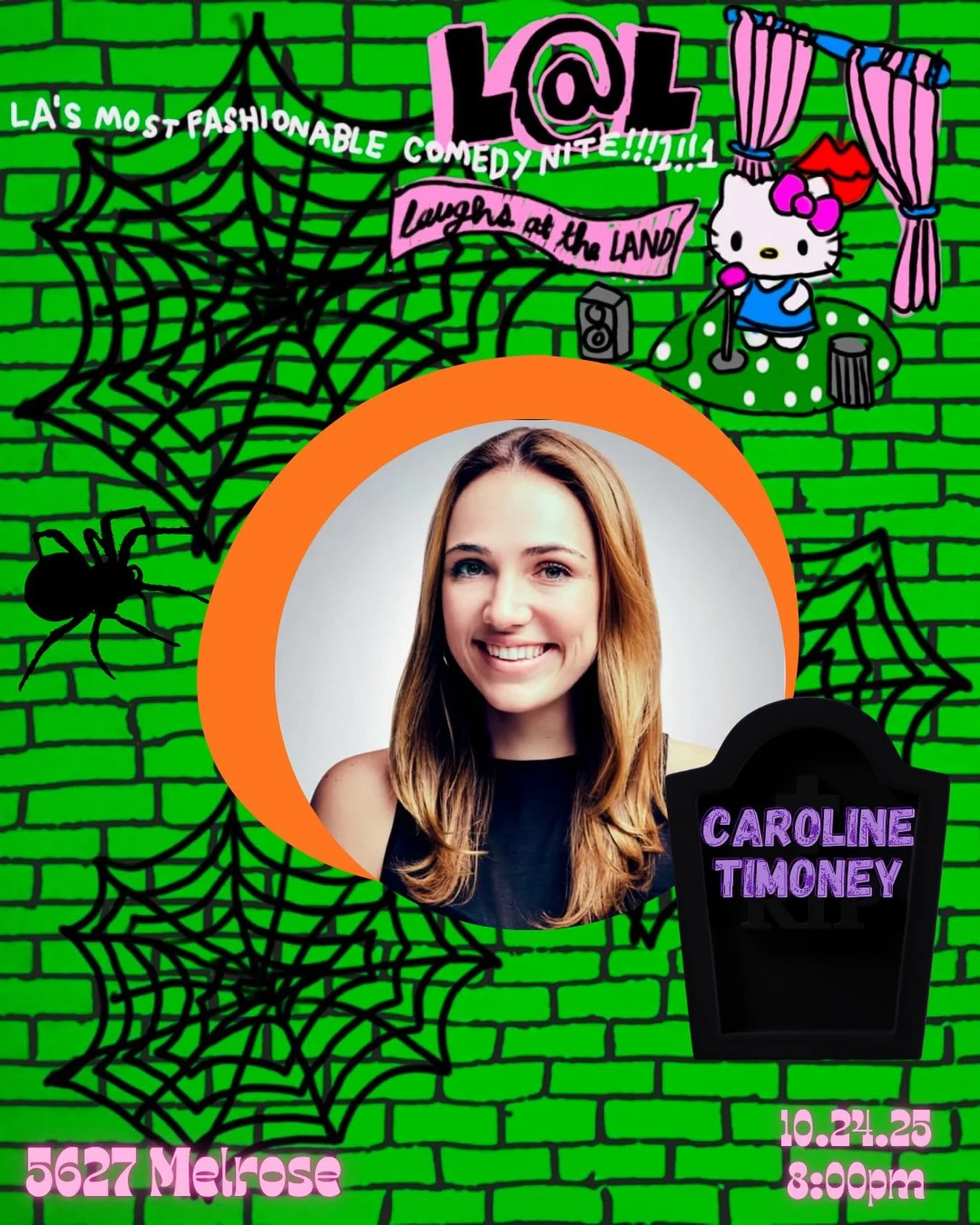 And can&rsquo;t wait for @caroline.timoney to freak our Friday night!

Seriously, lock in. 🎟️ link in biooooo 🎃