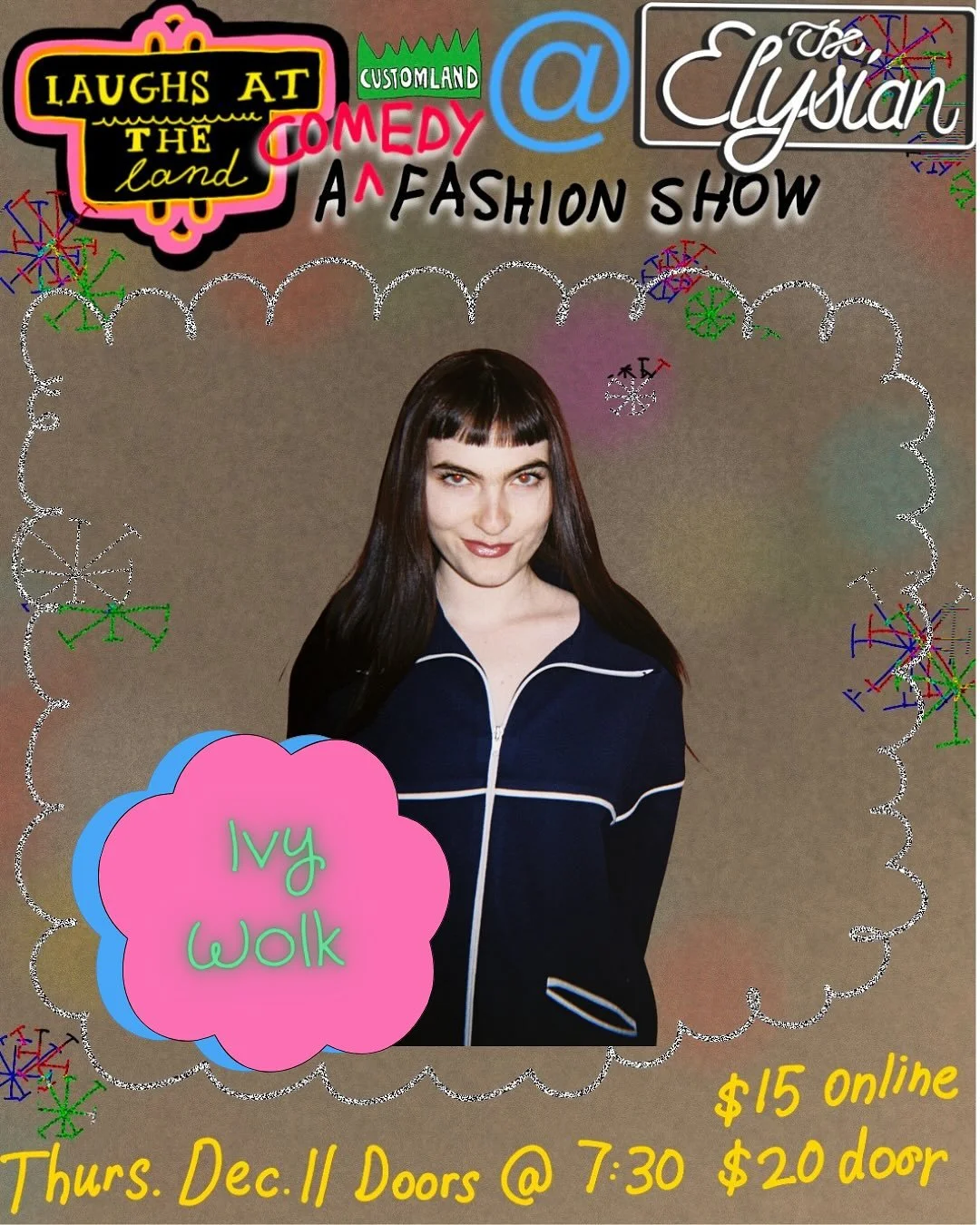 Let&rsquo;s hang? Say like next Thursday night 7:30pm at The Elysian Skunk Room? Sick! IVY FREAKIN @wolkmindvirus2 WOLK is gonna be there. Alert the press!

Get your hot and ready tix 🎟️link in BIOOOOO