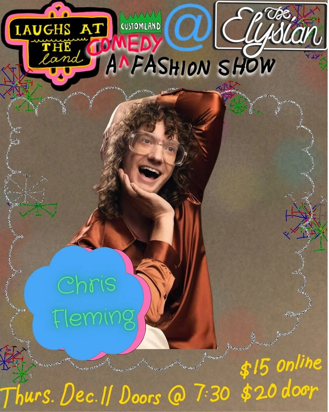 @chrisflemingfleming, need we say more? No, we need not and yet - He&rsquo;s all three wise men to the Jesus that is our show do you understand ?!? Next Thursday, 12/11 at 7:30pm. 

LOW TICKET COUNT !!! Get them while you still can. 🎟️ link in bio !