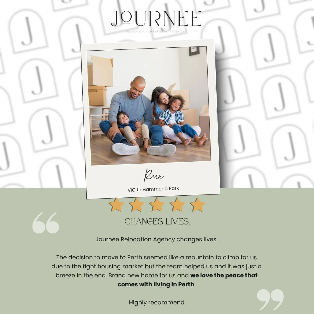 "Changes lives"
Moving to Perth can feel like a big leap, but it doesn’t have to.
Rue and her family made the move from Victoria to Hammond Park and with help from our team, what once felt impossible turned into a smooth, stress free