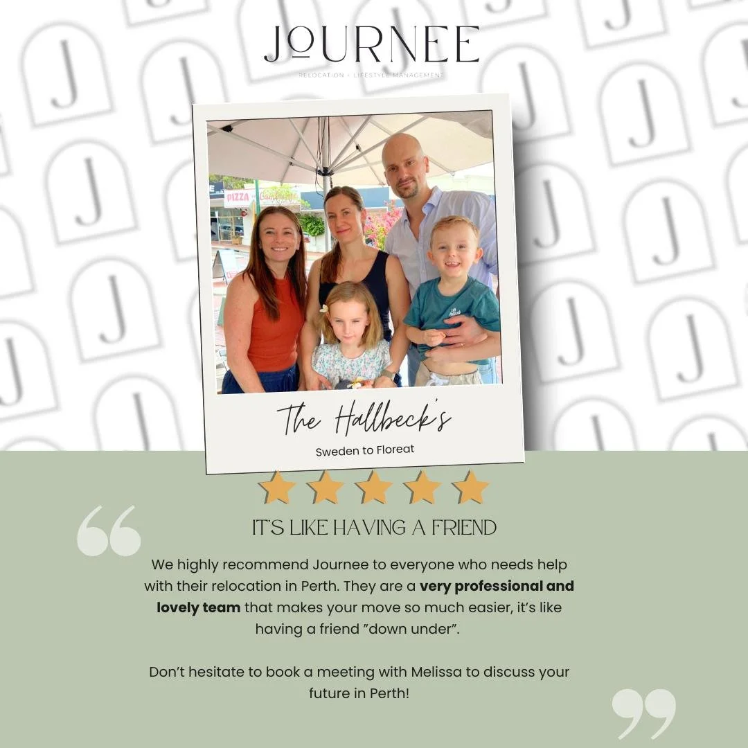 “It’s like having a friend.” π
That’s how the Hallbeck family described their experience relocating from Sweden to Floreat, and we couldn’t have asked for kinder words.
Relocating to Perth can feel like a big leap, bu
