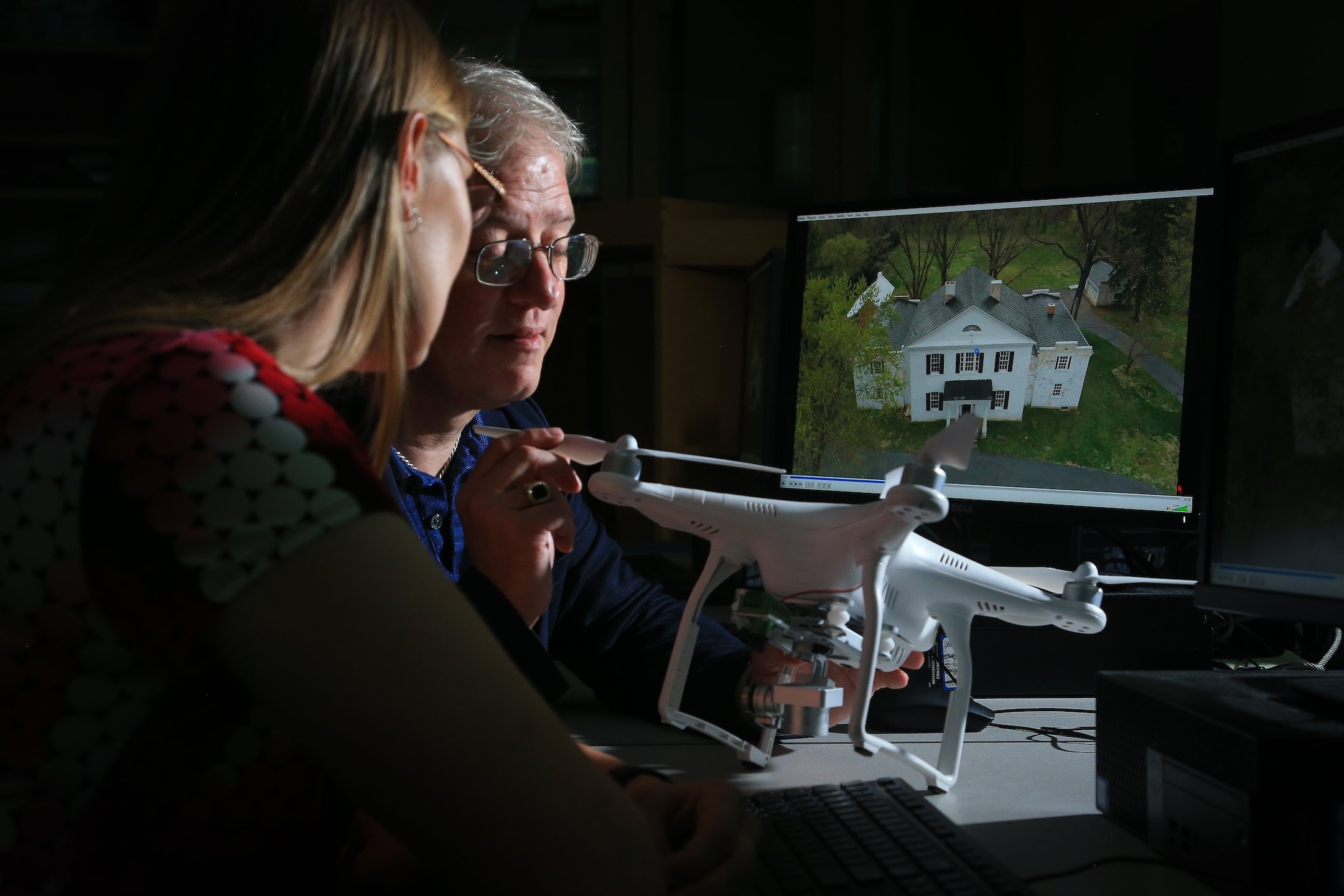 Harpers Ferry Magazine Drone Editorial Photo