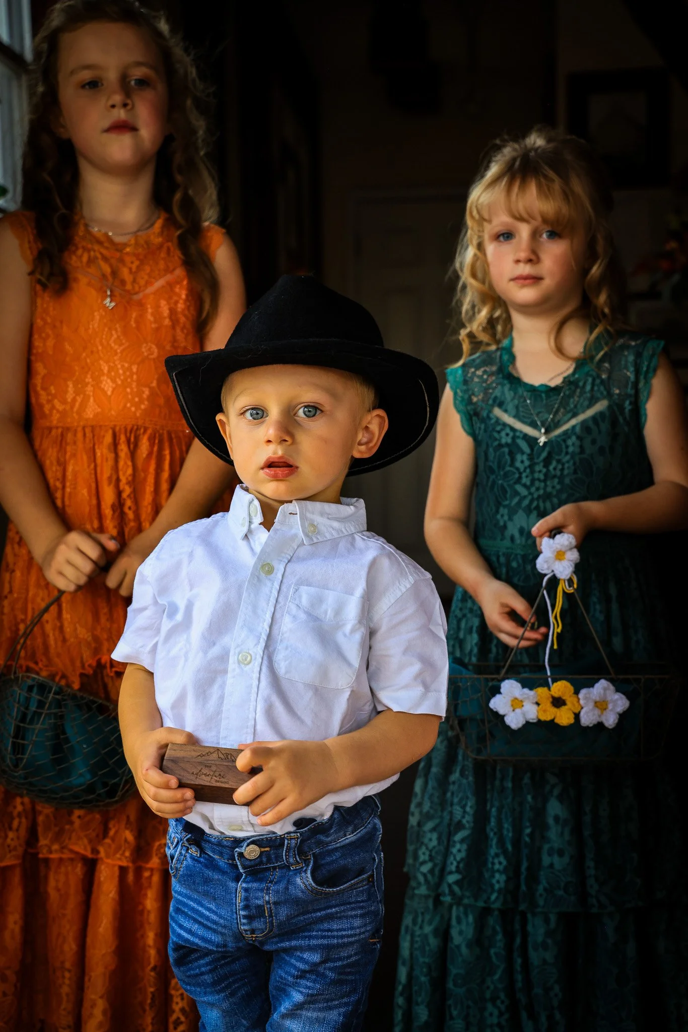 flower girls and ring bearer