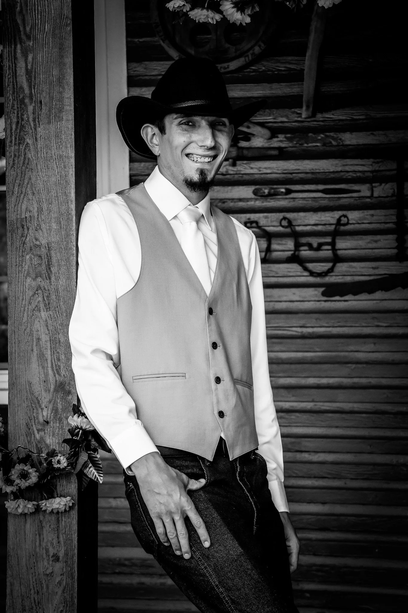cowboy groom whysall photography