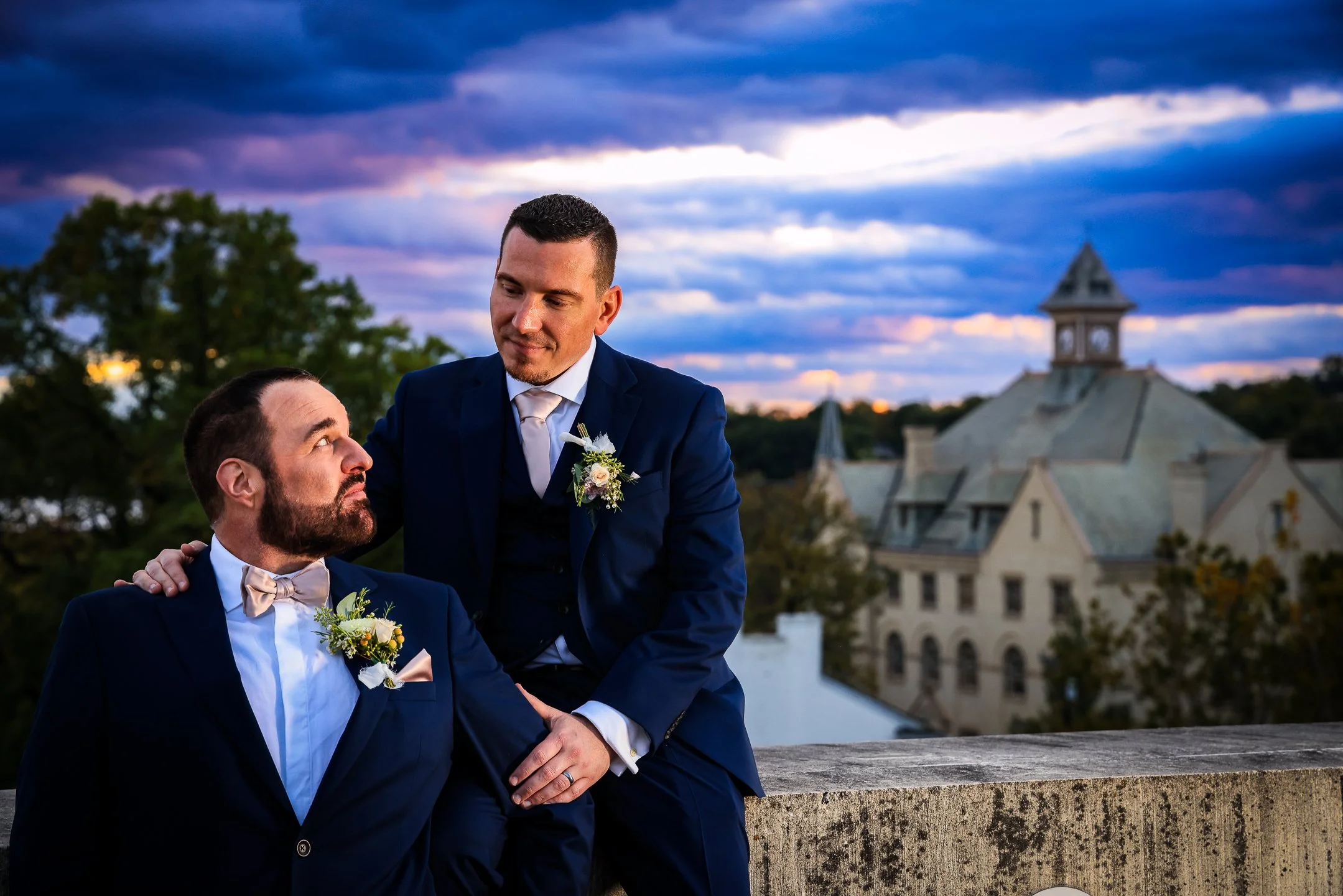 Groom and groom portrait | Whysall Photography
