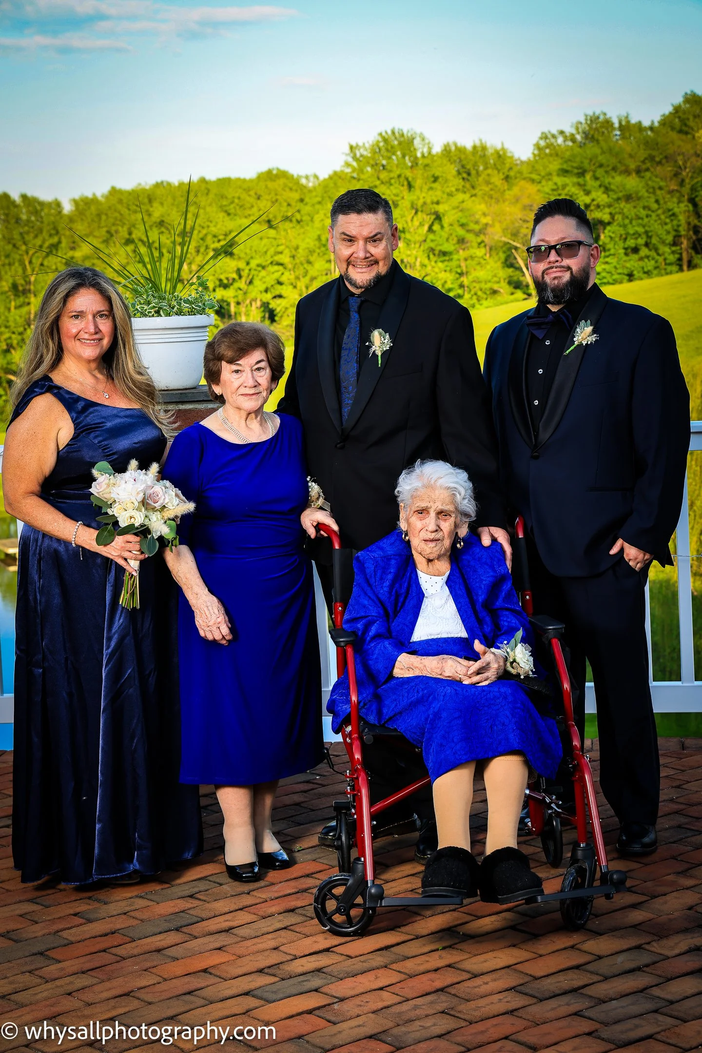 Groom with family