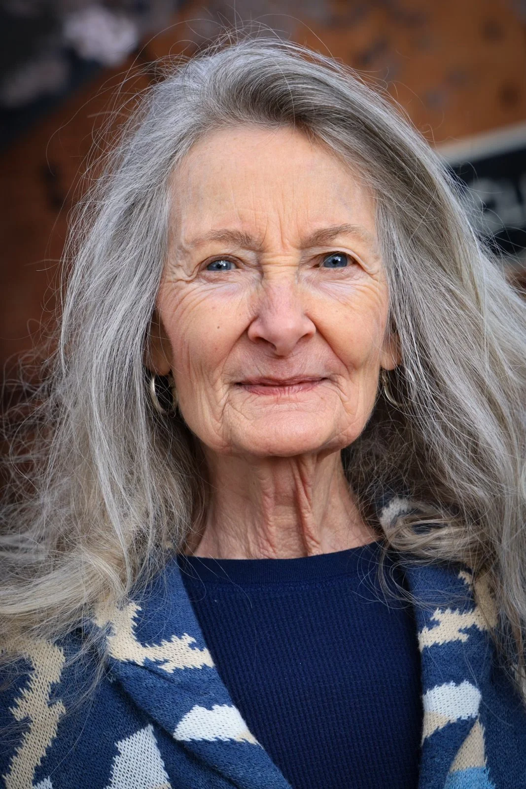 Headshot active adult woman