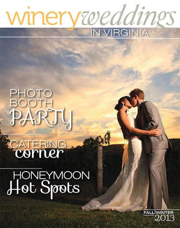 Winery Weddings Magazine Featured cover photo