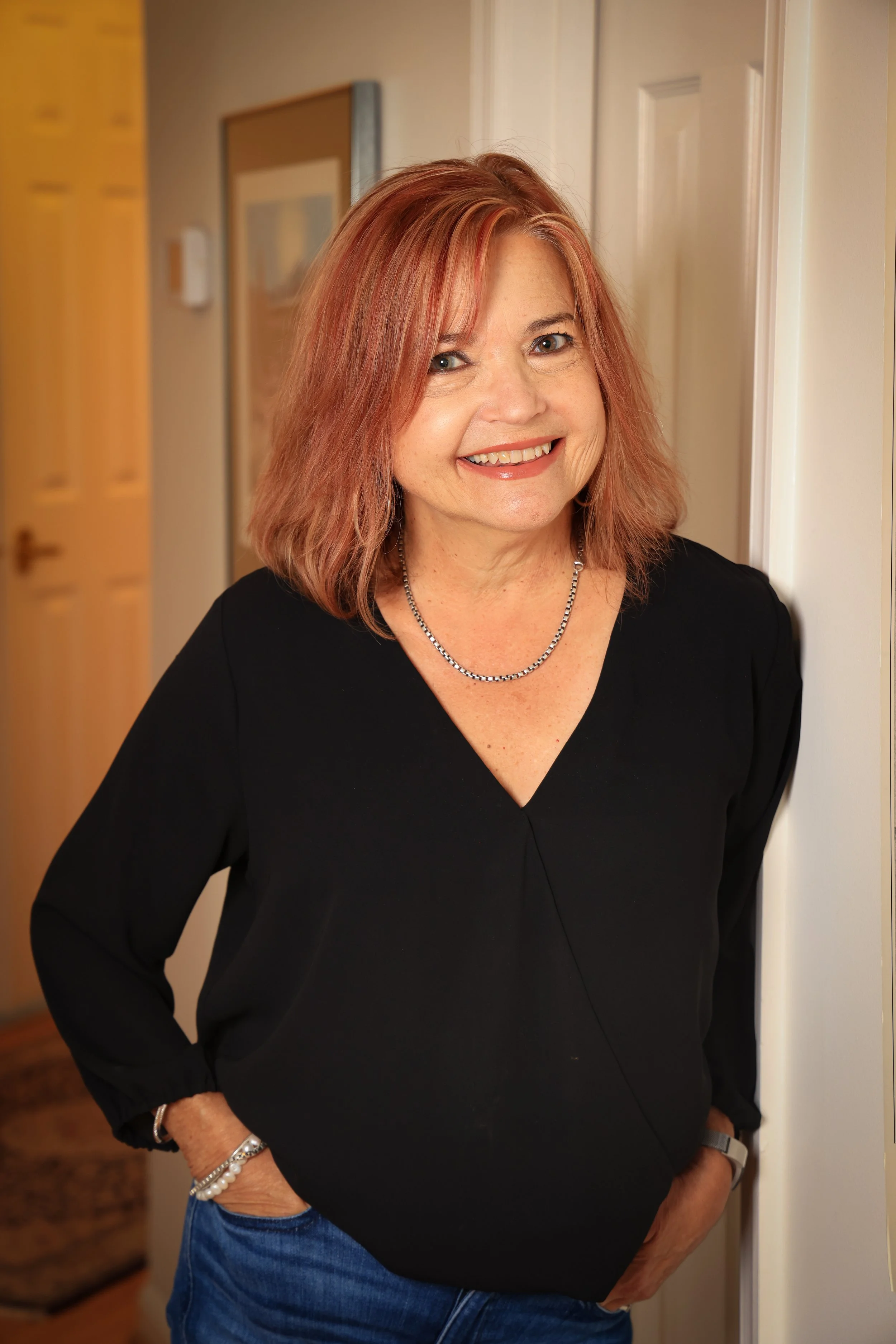 Headshot author woman