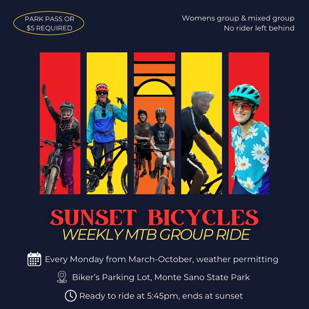 📣The sun is setting earlier, so for the remainder of the year, the Monday night mtb rides will start at 5:45pm sharp!
Start @ Monte Sano State Park biker&rsquo;s parking lot. 
See you there!
☀️
