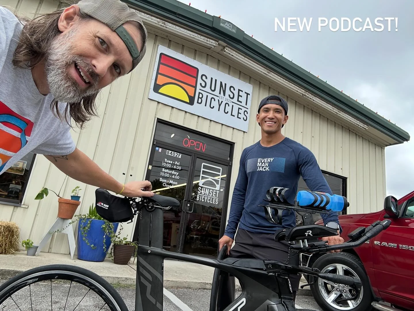 New Podcast Episode with Jason Sabio!
Swimming, Soccer &hellip; Ironman!
AND Good Luck to all the triathletes out racing this weekend! 
.
.
#podcast #sunsetbicycles #sunsetstudio #ironman #soccer #sabio #cycling #triathlete #triathlon #ironmanchattan