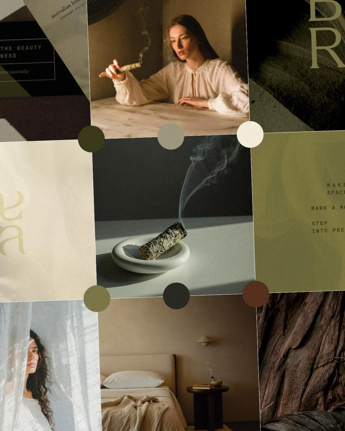 Mood from one of my favourite projects to date 🌿 Beautifully still and intensely tactile, the important of sensory engagement and rich storytelling was so important within the bones of this project and its narrative. More to be shared in due time, b