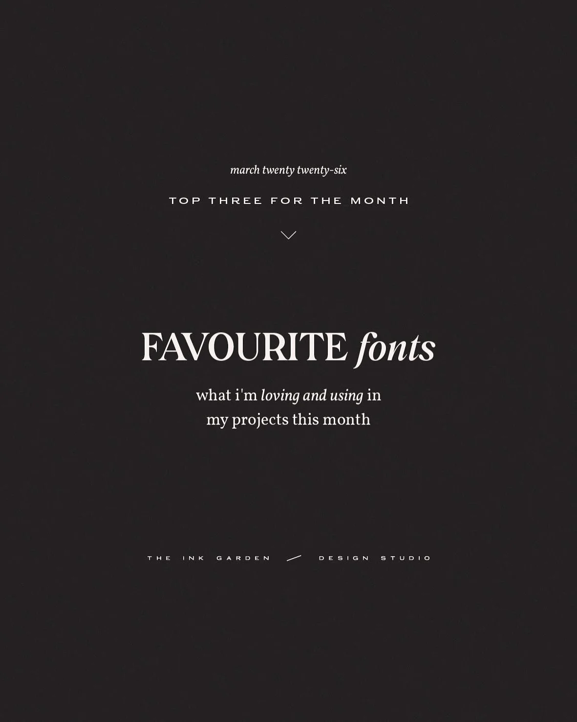 Favourite fonts: March edition
Serifs again (just for something new), but living for a flare serif at the moment and with visions rooted in traditional Roman and renaissance-inspired type, I&rsquo;m in heaven. Pangram Pangram are a solid favourite, s